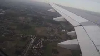 Beautiful Scenic Approach and Landing into Brussels (Brussels Airlines Airbus A319)