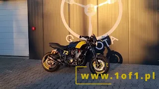 Impossible Yamaha XJR1300 custom CAFE racer EXHASUT sound