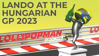 Lando at the Hungarian GP 2023 | Formula 1 Animated Comedy