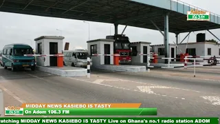 Current state of road toll booths after re-introduction