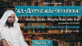 Важные уроки [3/22] — Условия Шахады, продолжение | Шейх Халид аль-Фулейдж