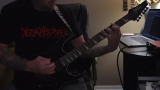 Immolation - Burial Ground (Guitar Cover)
