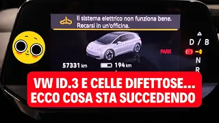 La batteria della mia Volkswagen ID.3? Celle difettose e ho perso il 40% in meno di due anni…