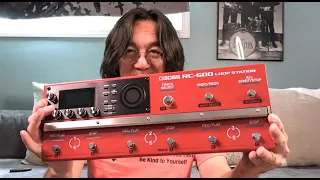 Unboxing Roland Boss RC600 Loop Station Pedal