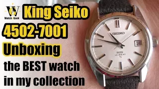 King Seiko 4502-7001 Unboxing