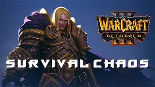 Банда играет в кастомки Warcraft #27 [Survival Chaos]