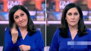 BBC News presenter flips middle finger at camera 'unaware' she's live on air