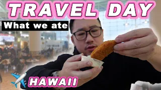 TRAVEL DAY || [Vancouver & Seattle ✈️ Hawaii] Airport Food Tour!