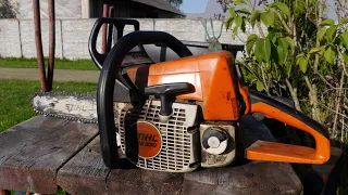 #RPGarażowo. Piła Stihl MS 230, 2002r. Silnik odpala i gaśnie. Rdza w gaźniku. Nieszczelny filtr.