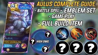AULUS TIPS AND TRICKS FOR AUTO WIN IN HIGH RANK | AULUS COMPLETE HERO GUIDE - GLOBAL 1 AULUS