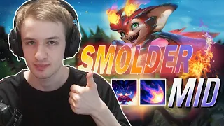 I tried Smolder on midlane 😎