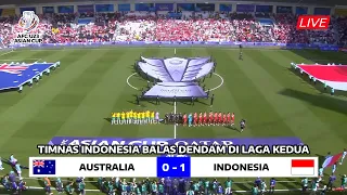 🔴 SEDANG BERLANGSUNG ▪ TIMNAS INDONESIA VS AUSTRALIA ▪ LAGA KEDUA PIALA ASIA U23 2024 ▪ Ilustrasi