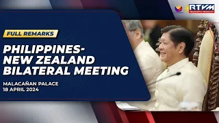 Philippines-New Zealand Bilateral Meeting