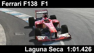 Assetto Corsa: 2013 Ferrari F138 @ Laguna Seca 1:01.426 [former World Record]