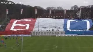 Wuppertaler SV - 1. FC Bocholt / Choreo zum 60. Geburtstag des WSV