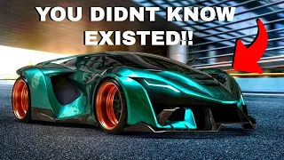 10 SUPERCARS & HYPERCARS YOU DIDNT KNOW EXISTED!!