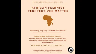 African Feminist Perspectives Matter