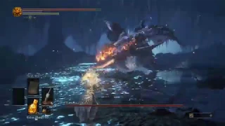 Dark Souls 3 Ringed City: Darkeater Midir Boss Fight (60fps)