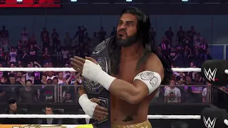 Rey Mysterio vs Santos Escobar - NXT Cruiserweight Championship [WWE 2K24]