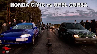 HONDA CIVIC vs OPEL CORSA