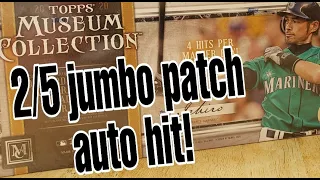 2020 TOPPS MUSEUM Collection 2/5 JUMBO PATCH AUTOGRAPH HIT! $250 PER BOX! WORTH THE PRICE TAG?