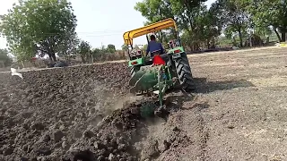 John Deere 5050D The Tochan King with 2 MB Plough