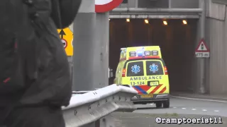 22/12/2014 3x Ambulance met spoed in Amsterdam