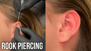 ROOK PIERCING 🤩 **Must watch!** #rookpiercing #earpiercing