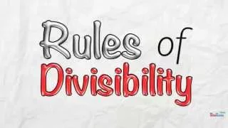 Rules of Divisibility: Two