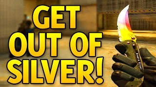 CS GO How To Get Out Of Silver - CS GO Silver Competitive Game