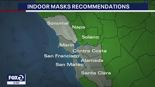 Majority of Bay Area Counties recommend wearing face masks while indoors