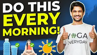 3 Effective Ways to Wake UP FRESH | How to Increase your Energy Levels | Saurabh Bothra Hindi