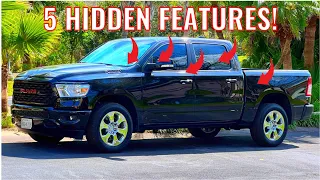 5 HIDDEN FEATURES...YOU DIDN'T KNOW! (2022+ Ram 1500)