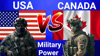 USA Vs Canada Military Power Comparison 2024 | Canada Vs USA Military Power Comparison 2024