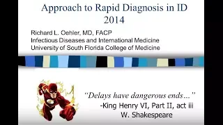 The Rapid Diagnosis of Infectious Diseases -- Richard L. Oehler