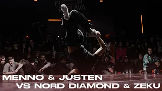 Menno & Justen vs Nord Diamond & Zeku / SEMI FINAL / The Floor is Flava 2022