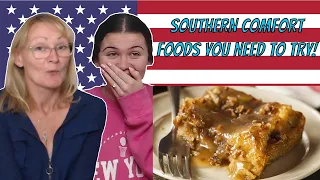 BRITISH MUM REACTS | Southern Comfort Foods You Need To Try Before You Die