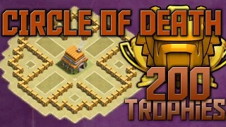 Best TH5 base Circle Of Death[+200 Trophies]