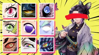 DEMON SLAYER SWORDSMITH VILLAGE EYE & HAIR QUIZ  Ep.02🔥Guess The Demon Slayer Character Eye & Hair 🔥