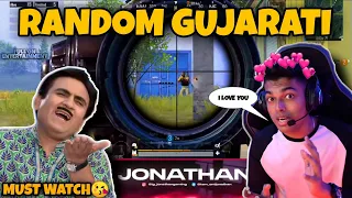 JONATHAN PLAYING WITH RANDOM GUJARATIS   FUNNY RANDOM ... | BGMI