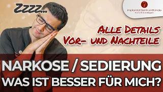 Angst vor der OP: Narkose oder Sedierung? Vor- und Nachteile der Betäubung vor Zahn OP!