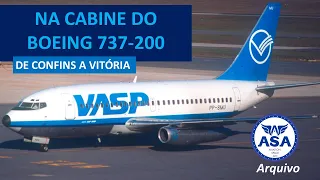 VOANDO no COCKPIT do BOEING 737-200 da VASP - EP. 483
