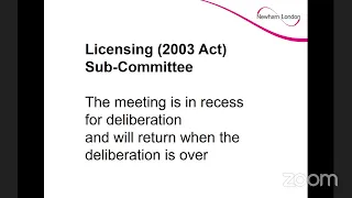 Licensing (2003 Act) Sub-Committee 20 October 2020 2pm
