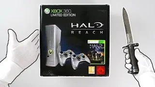 Xbox 360 "HALO REACH" Limited Edition Console Unboxing + Legendary Edition