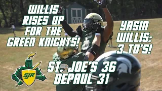 St. Joe-Montvale 36 DePaul 31 | Week 1 Football Highlights | Yasin Willis 3 TD's!