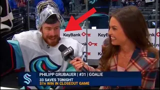 This NHL Playoff Interview Is Absolutely HISTORIC...