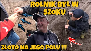 ROLNIK BYŁ W SZOKU !!! ZNALEŹLIŚMY ZŁOTO NA JEGO POLU !!!