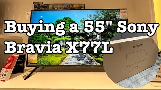 Buying a new 55" Sony Bravia X77L 4K HDR LED Google TV 😀