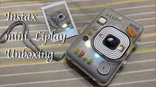 instax mini Liplay + Accessories unboxing | 富士mini Liplay開箱📷