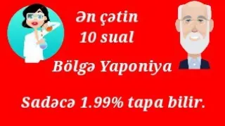 Ən çətin 10 sual (Yaponiya) 1mln baxış